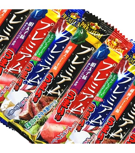 Amazon.co.jp: プレミアム うまい棒 明太子味 10本入 めんたいこ